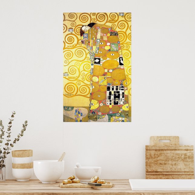 Kressen av Gustav Klimt Poster (Kök)