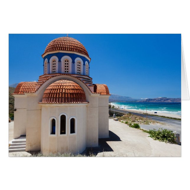 Kreta 6 hälsningskort (Framsidan Horizontal)