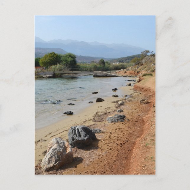 Kreta - Georgioupoli Beach-vykort Vykort (Framsida)