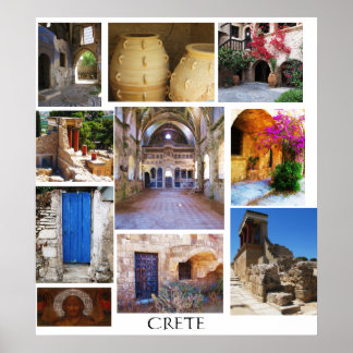 Kreta, Grekland Poster