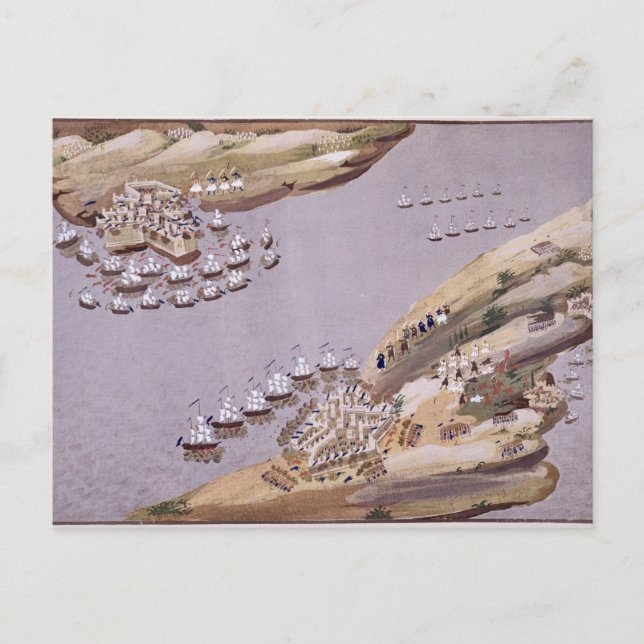 Kreta och Samos-öarna, plattor Vykort (Framsida)