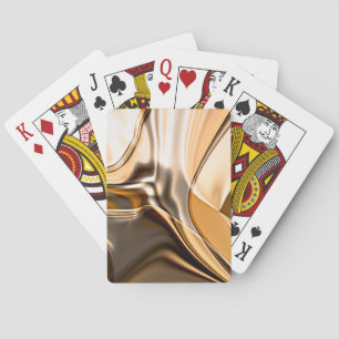 Kreta orangar till bruna tvinnade reflekterande lj casinokort