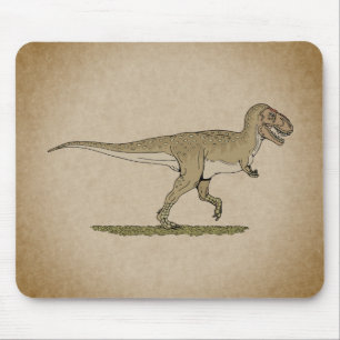 Kretacitet Dinosaur Tyrannosaurus rex Mouse Pad Musmatta