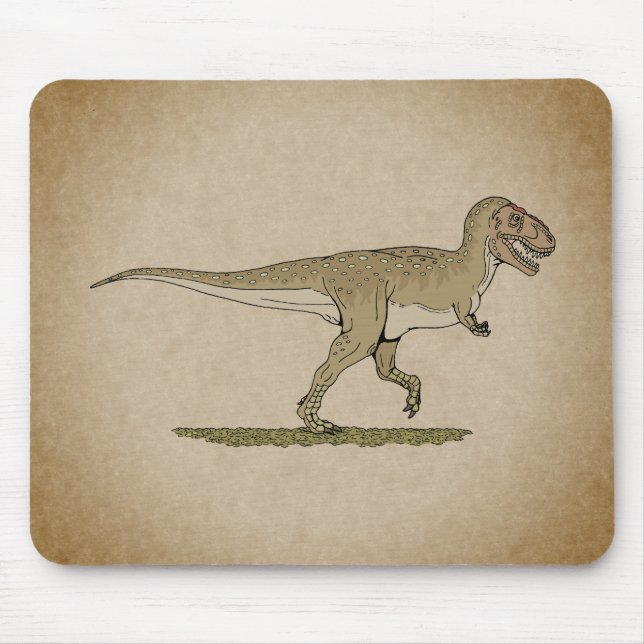 Kretacitet Dinosaur Tyrannosaurus rex Mouse Pad Musmatta (Framsidan)