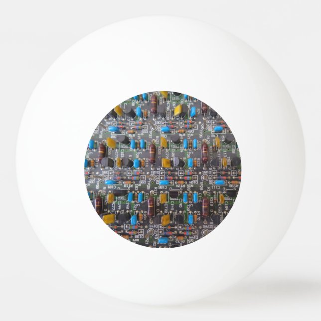 Krets1 Tre stjärnor Ping Pong Boll (Framsidan)