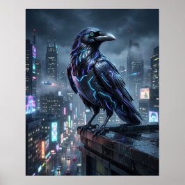 Krets Raveneon Tower Poster