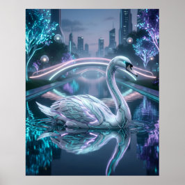 Krets Swan Mirror Kanal Poster