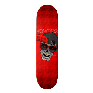 Kretsa (din kylare än mig) rött old school skateboard bräda 18 cm