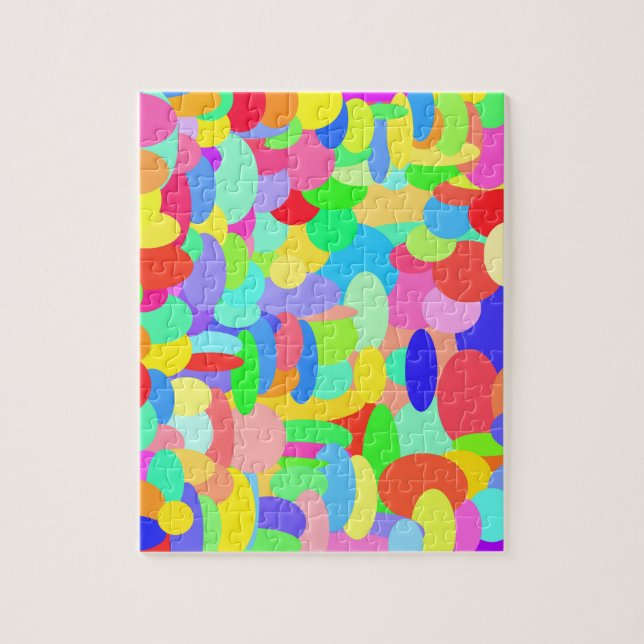 Kretsar av Färg Puzzle Pussel (Vertikal)