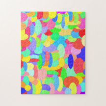 Kretsar av Färg Puzzle