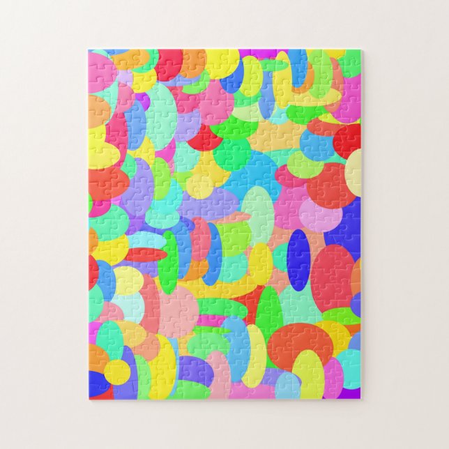 Kretsar av Färg Puzzle Pussel (Vertikal)