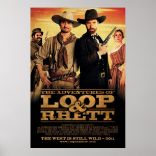 "Kretsar äventyren av & Rhett" en lakanaffisch Poster