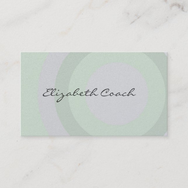 Kretsar för Grönt av klass Visitkort (Framsida)