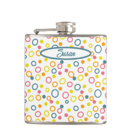 Kretsar för Rosa av Gult Orange Fickplunta