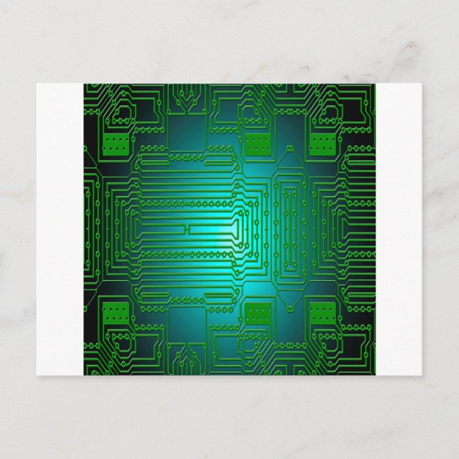 kretsar för strömkretsar vykort (Framsida)