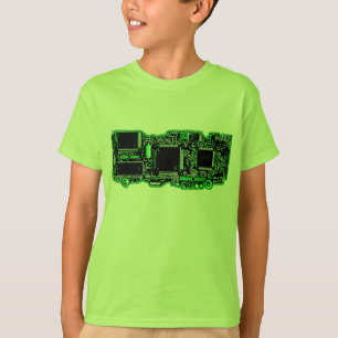 Kretsar Grönt 2 t-shirt-grönt för barn T-shirt