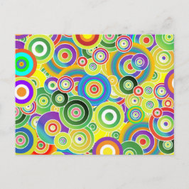 Kretsar i Färger Vykort