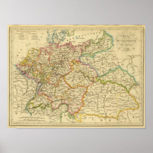 Kretsar Tysklanda 1789 Poster