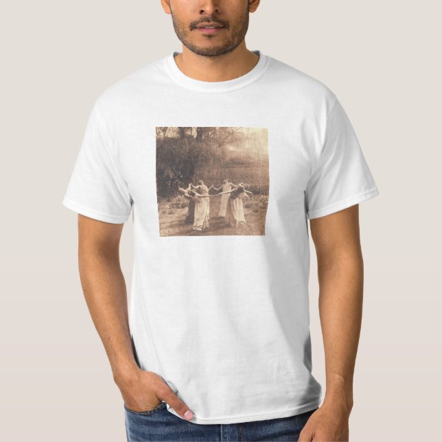 Kretsar Vintage Kvinnor som dansar T Shirt (Framsida)