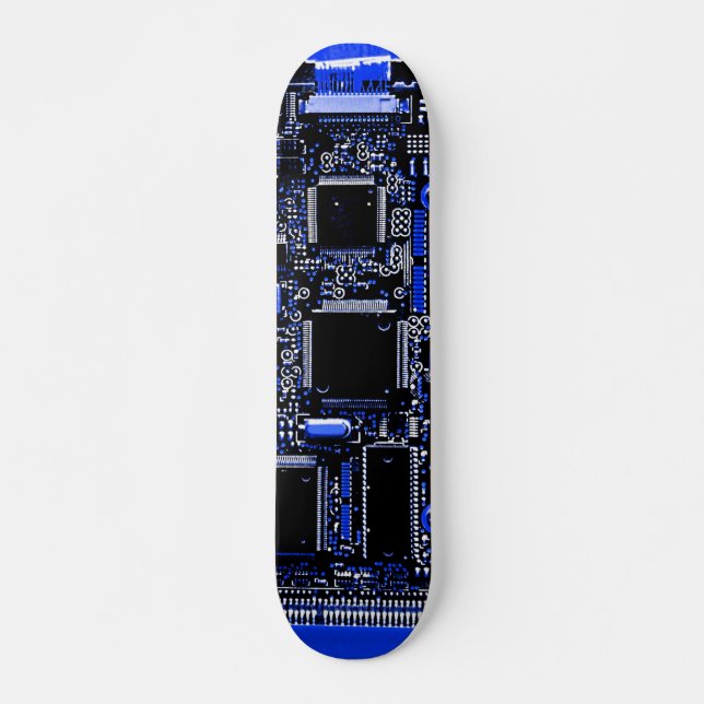 Kretsblå 2-skateboard skateboard bräda 21,5 cm (Framsida)