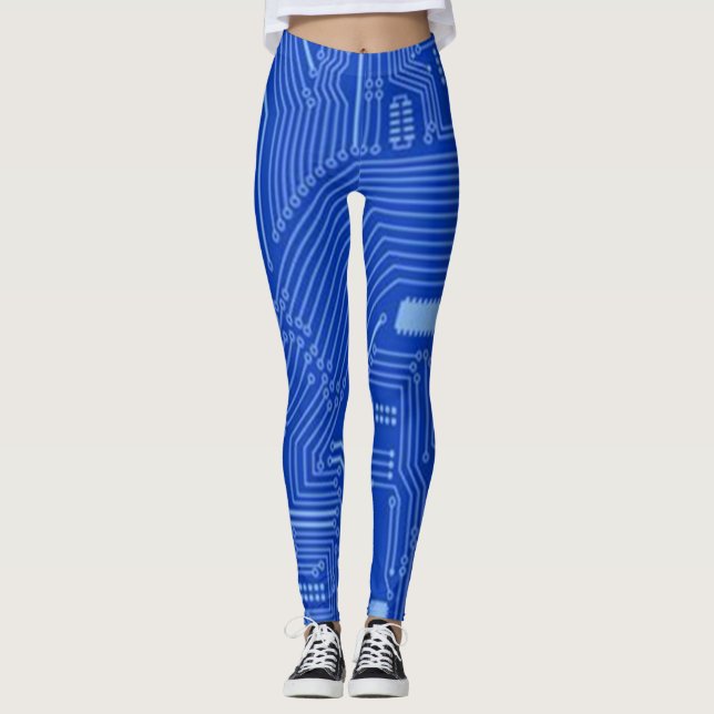Kretsdesign Leggings (Framsida)