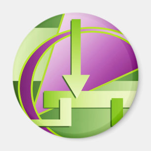 "Kretsdiagram" digital grafik Magnet