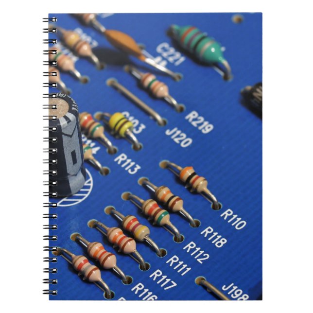 Kretskort Anteckningsbok Med Spiral (Framsidan)