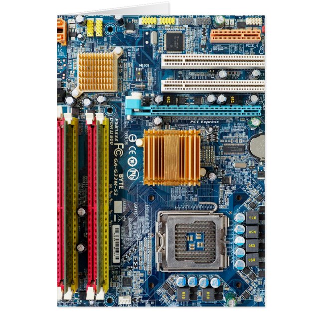 Kretskort Hälsningskort (Framsidan)