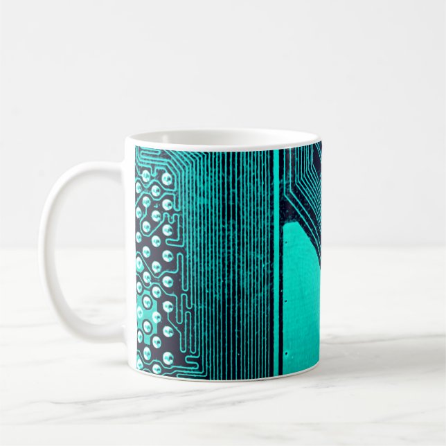 Kretskort. Maskinvaruteknik för elektronisk dator Kaffemugg (Vänster)
