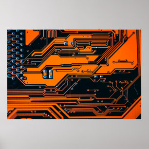 Kretskort. Maskinvaruteknik för elektronisk dator Poster