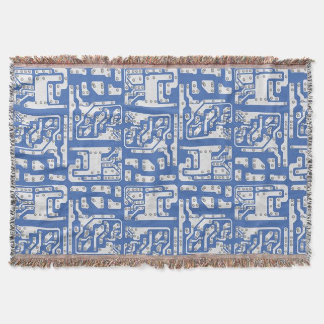 Kretskort mönster filt (Framsidan)