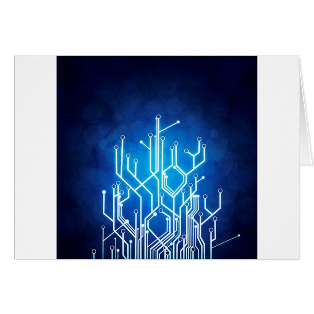 kretskort-teknik- hälsningskort (Framsidan Horizontal)