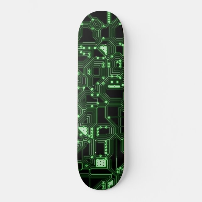 Kretskortsmönster Skateboarddäck Mini Skateboard Bräda 18,5 Cm (Framsida)