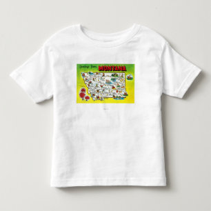Kretsschema av det statligt, hälsningar från t-shirt