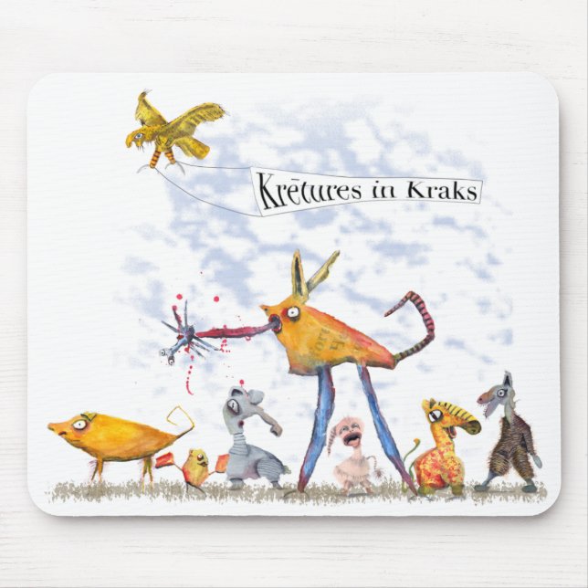 Kretures i Kraks mousepad… Musmatta (Framsidan)