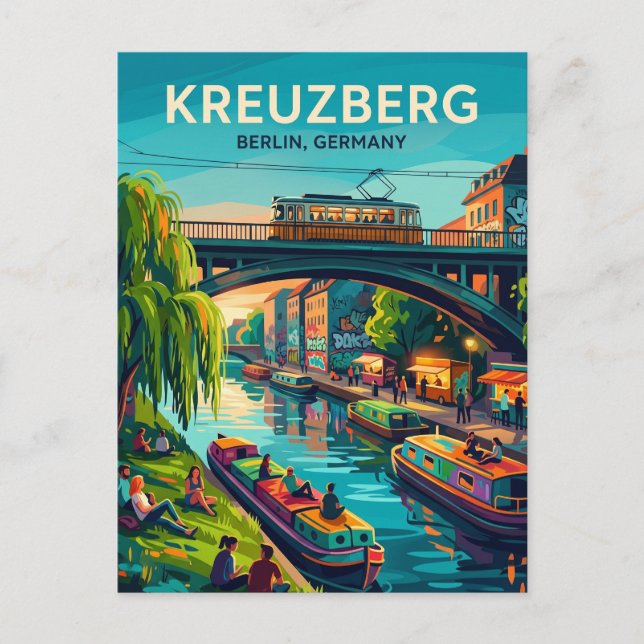 Kreuzberg Tyskland Vykort (Framsida)