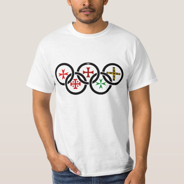 Kreuzritter Olympia Tee (Framsida)