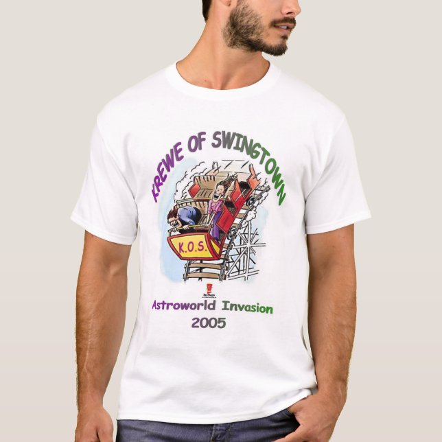 Krewe av Swingtown Astroworld 2005 T-shirt (Framsida)