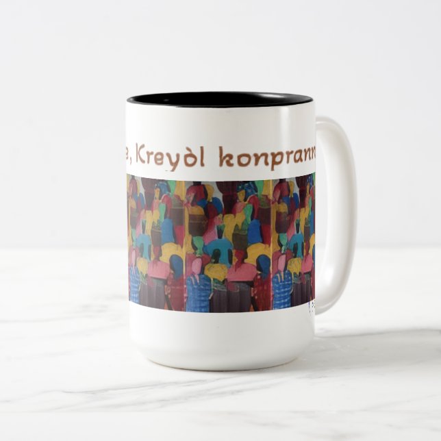 Kreyòl Pale, Kreyòl Konprann | Haitisk Mugg med Or (Framsida höger)
