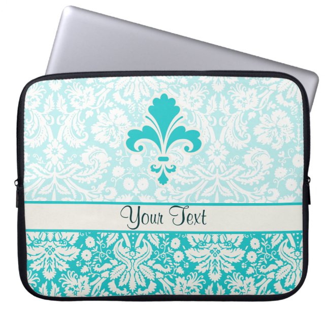 Kricka Fleur de lis Laptop Sleeve (Framsidan)