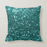 Kricka för Aqua för tryck för glitter för Kudde<br><div class="desc">Gnistrarörelse tillfogar glamour till dagligt liv till och med härliga mönster och produkter. Tillfoga någon roligt, kvinnlig stil till ditt rum med vår dekorativ kudde för fauxglittertrycket i uppfriskande turkos. Färgturkosen är tillhörande med betydelser av uppfriskande, kvinnligt, att lugna som är sofistikerat, energi, vishet, serenity, wholeness, kreativitet som är emotionell...</div>
