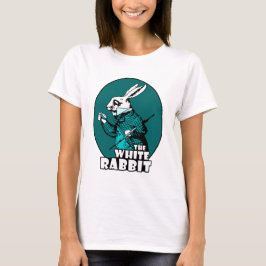 Kricka för vitkaninlogotyp t-shirt