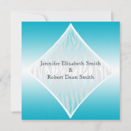 Kricka- och för vitsebradiamantbröllop inbjudan