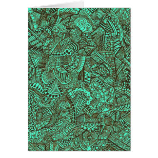 Kricka- och svartkort hälsningskort