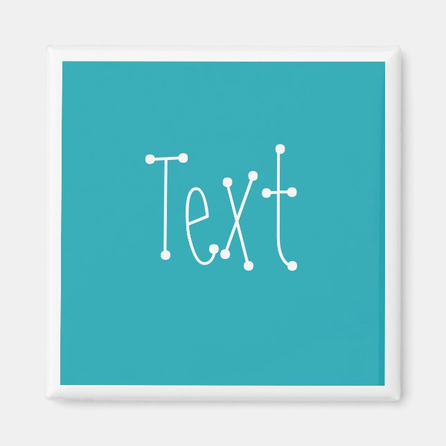 Krickablått Magnet (Framsidan)