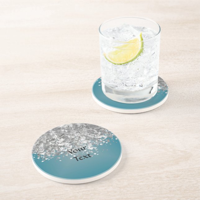 Krickablått och fauxglitter underlägg (Sidan)