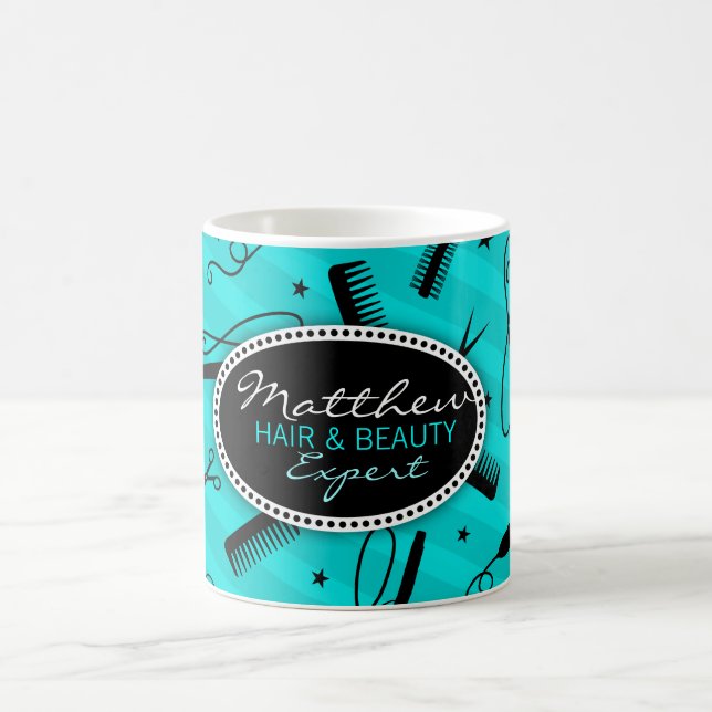 Krickablåtthår & skönhet kaffemugg (Center)