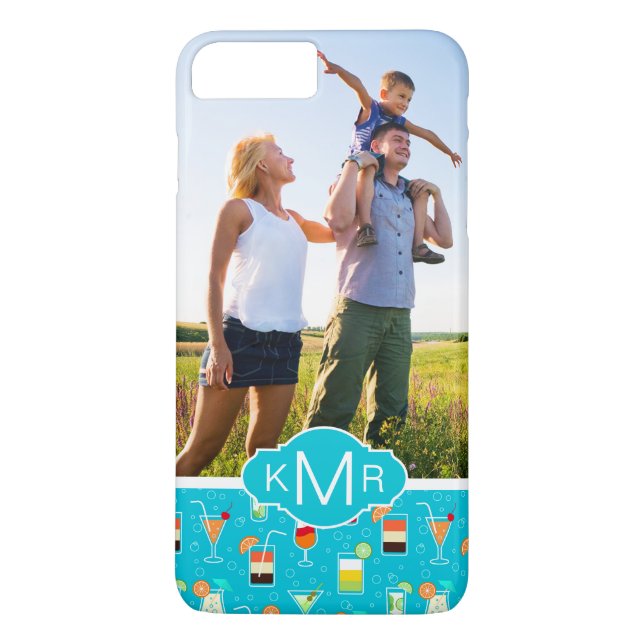 Krickacoctailmönster | tillfogar ditt foto Case-Mate iPhone skal (Baksida)