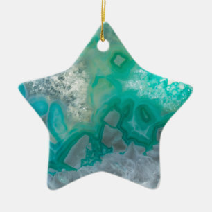 Krickakvartar Geode Julgransprydnad Keramik