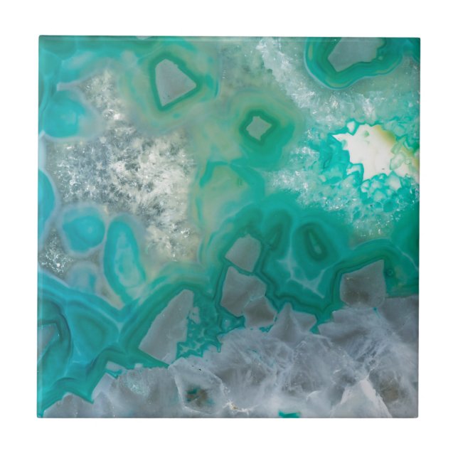 Krickakvartar Geode Kakelplatta (Framsidan)